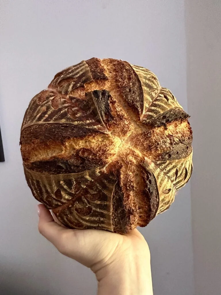 sourdough scoring before and after